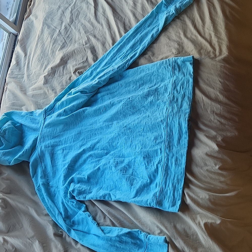 Eddie Bauer lightweight jacket zip up with hood size large. - Picture 4 of 6